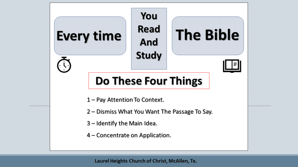 Every Time You Study Your Bible