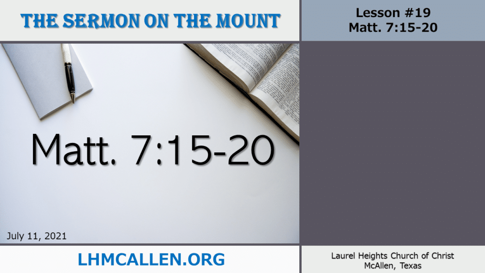 sermon on the mount July 11 Image