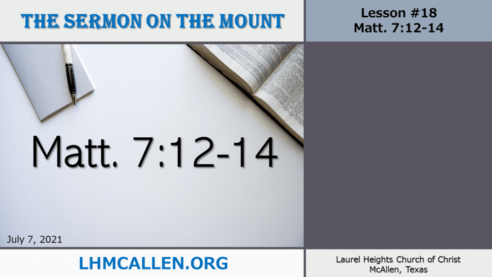 Sermon on the Mount July 7 Image