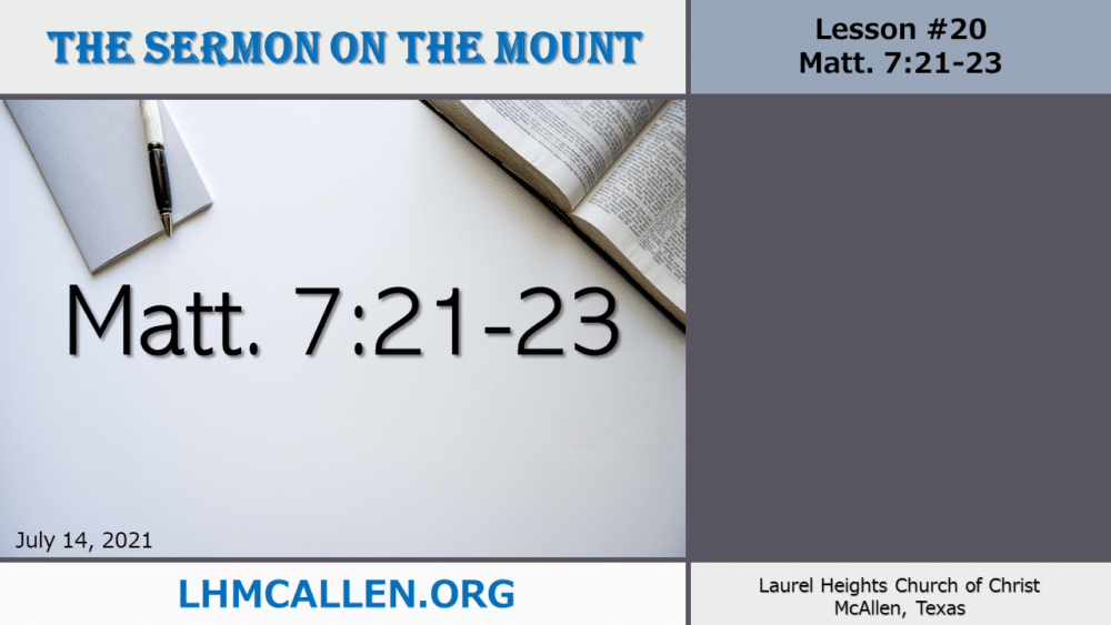 Sermon on the Mount July 14 Image