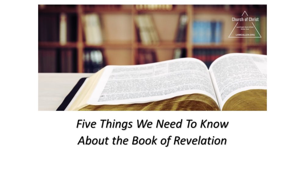 Five Things About Revelation Mar. 20pm