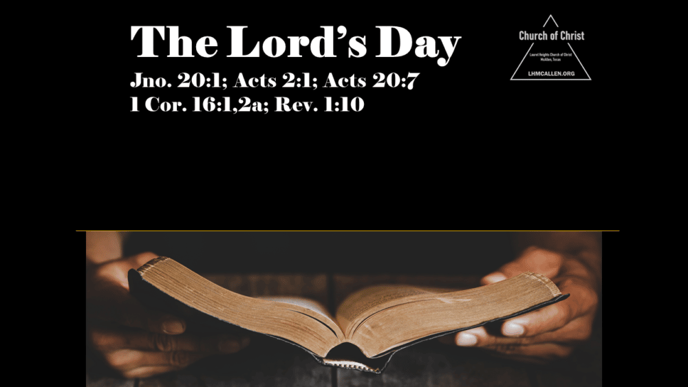 What The Lord\'s Day Means 