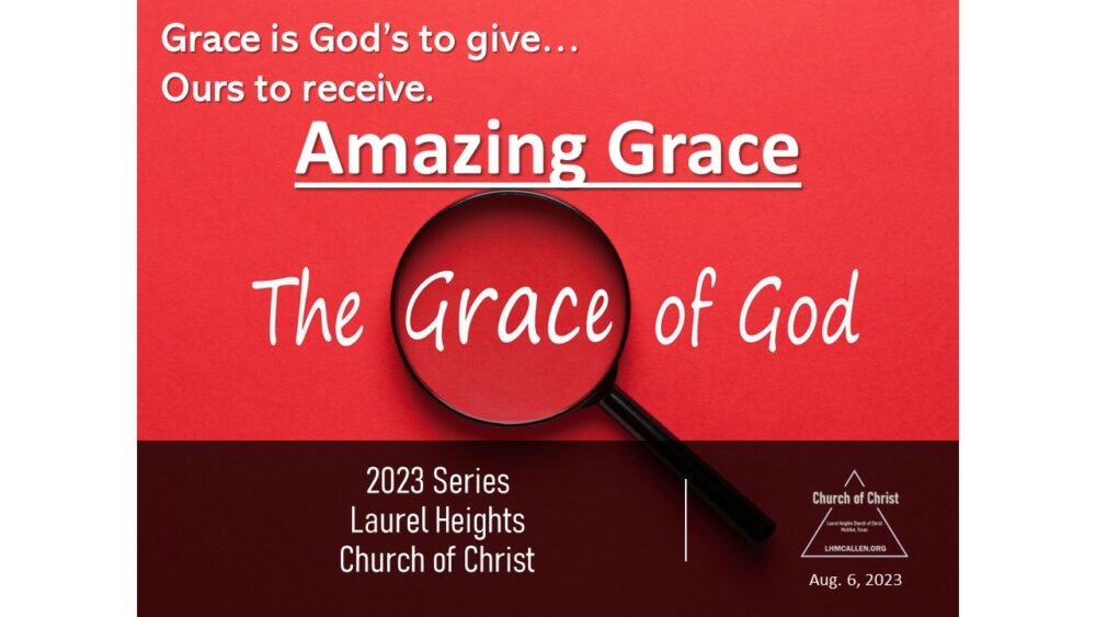 Grace in Ephesians Aug 6 am